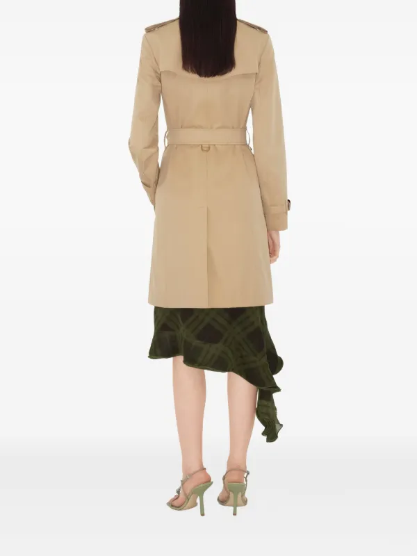 アウターその他 BURBERRY Woman Trench coat Beige 8079404 Burberry mid-length Chelsea Heritage Trench Coat | Neutrals