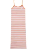 CHOCOOLATE striped midi dress - Pink