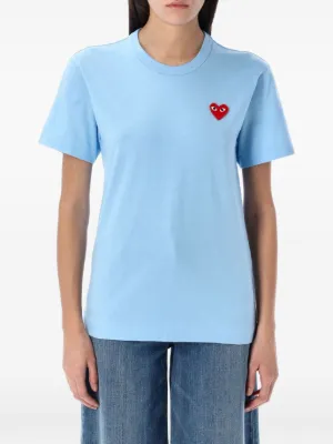 PLAY COMME des GARÇONS Tシャツ ブルー Comme Des Garçons Play コットン Tシャツ | ブルー | FARFETCH JP