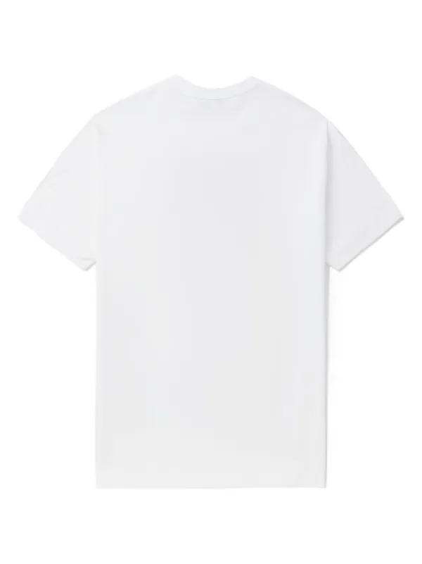 Comme Des Garçons Play heart-print Cotton T-shirt | White