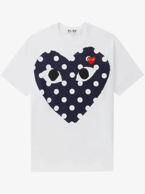 Comme Des Garçons Play heart-print cotton T-shirt
