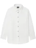 FIVE CM crochet cotton shirt - White