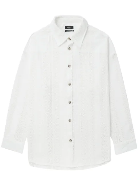 FIVE CM crochet cotton shirt