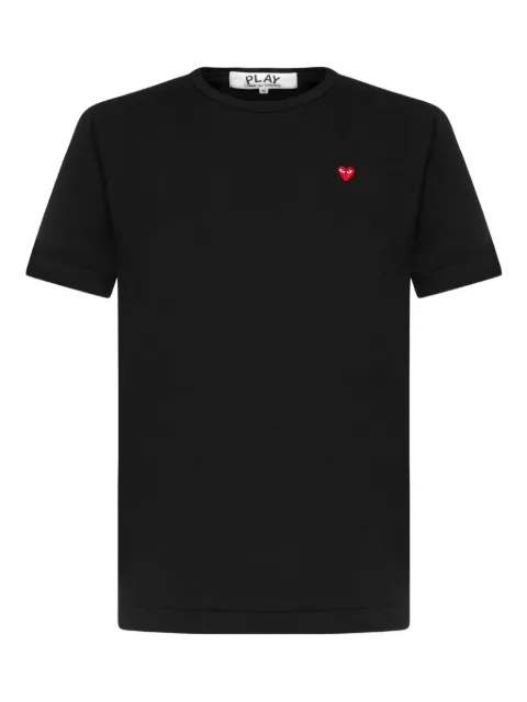 Comme Des Garçons Play logo-appliqué cotton T-shirt
