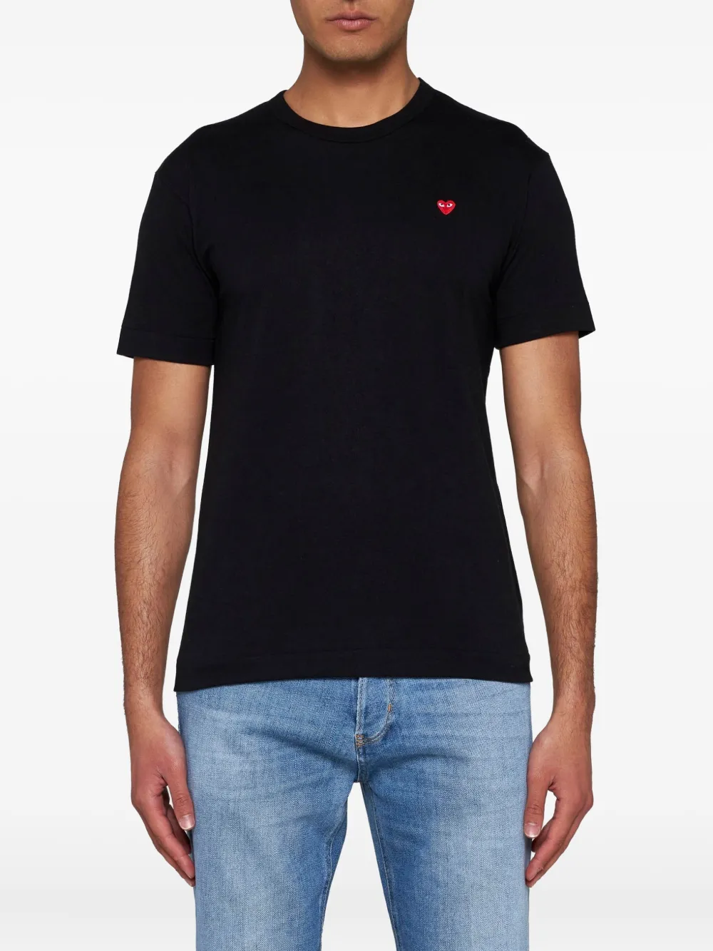 Comme Des Garçons Play Moletom com aplicação de logo | Camisetas | Image 2