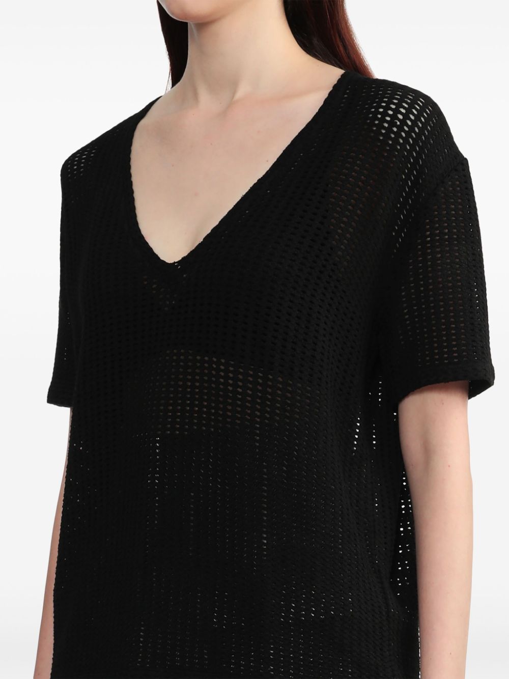 Shop Iro Belaid Perforated Top In Black