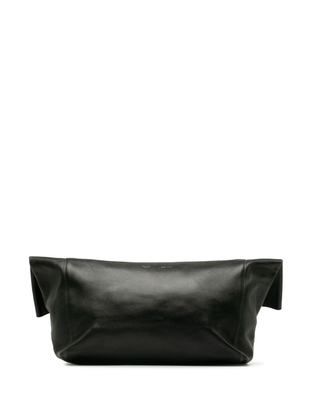 Céline Pre-Owned 2013 leather fold-over clutch bag - Zwart