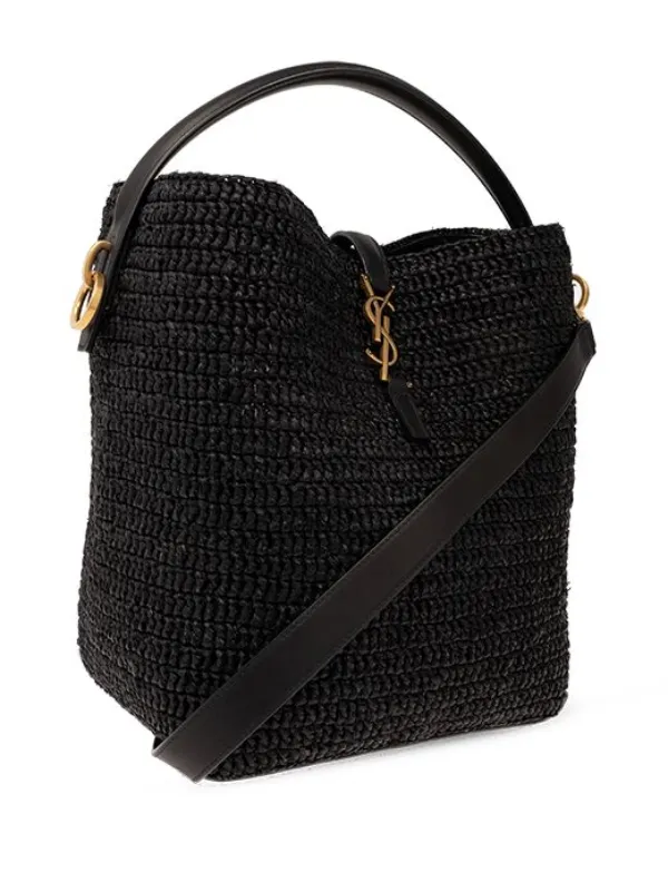 Saint laurent woven bag clearance