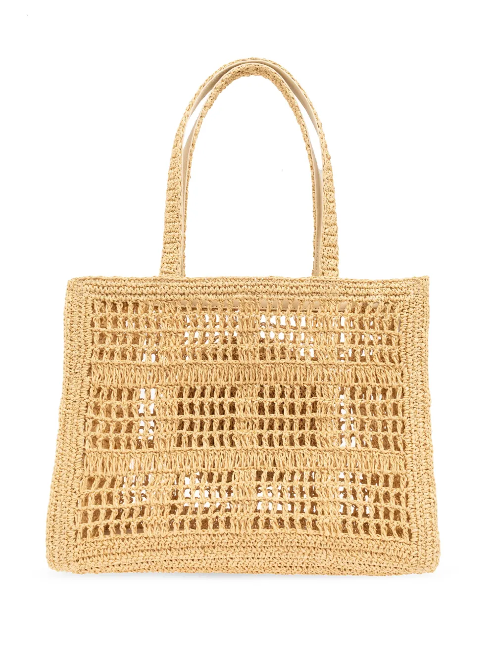 Tory Burch Ella gehaakte shopper Beige