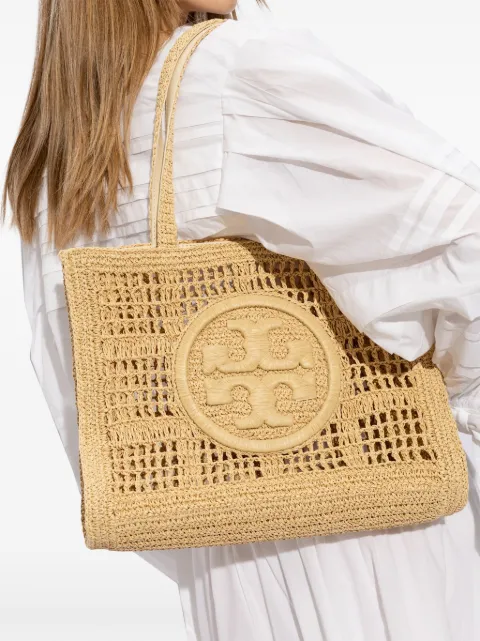 Tory Burch small Ella crochet tote bag 158040254 - 1