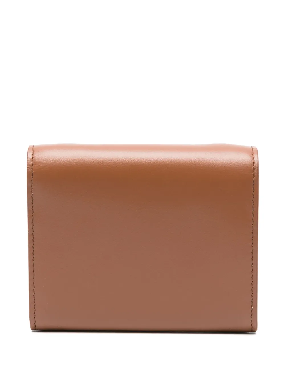 Miu Miu Portemonnee met logo - Bruin