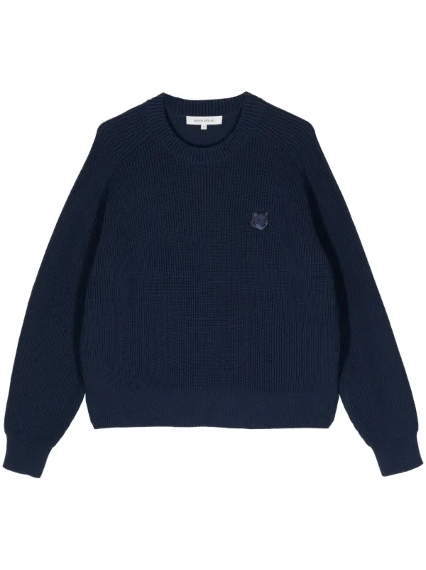 Maison kitsune fox head knit outlet