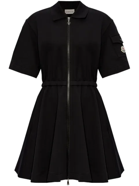 Moncler zip-up cotton polo dress