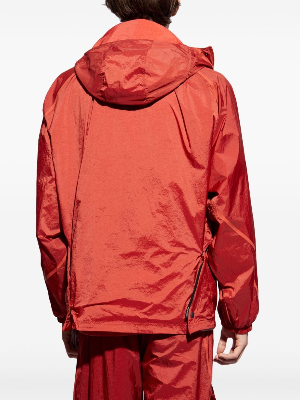 Shop Converse Reversible Windbreaker Jacket In Red