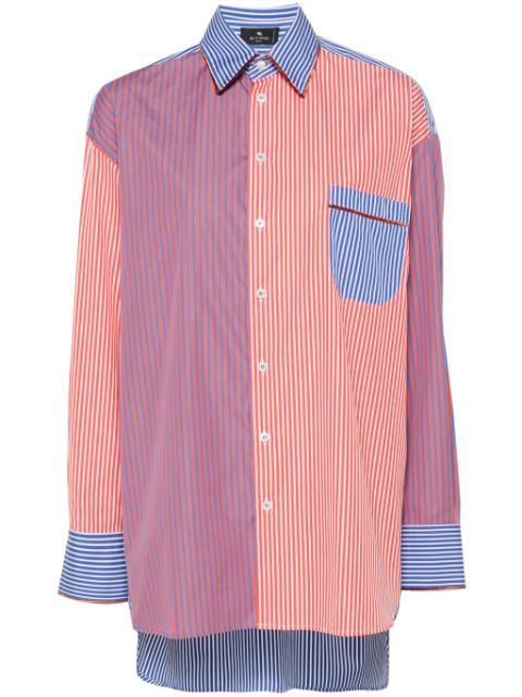 ETRO stripe-pattern cotton shirt Women