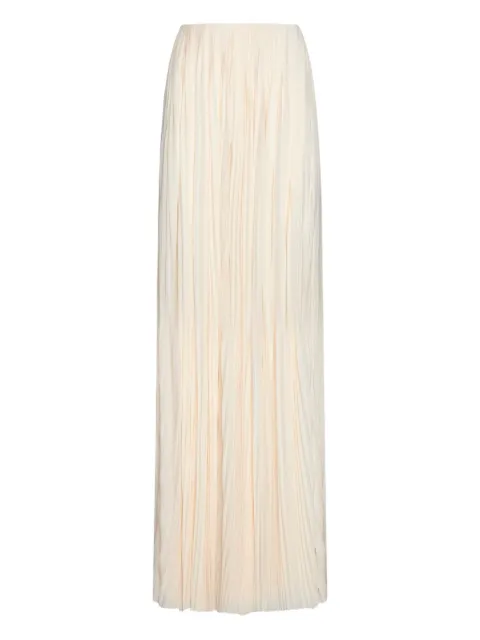 Saint Laurent pleated maxi skirt