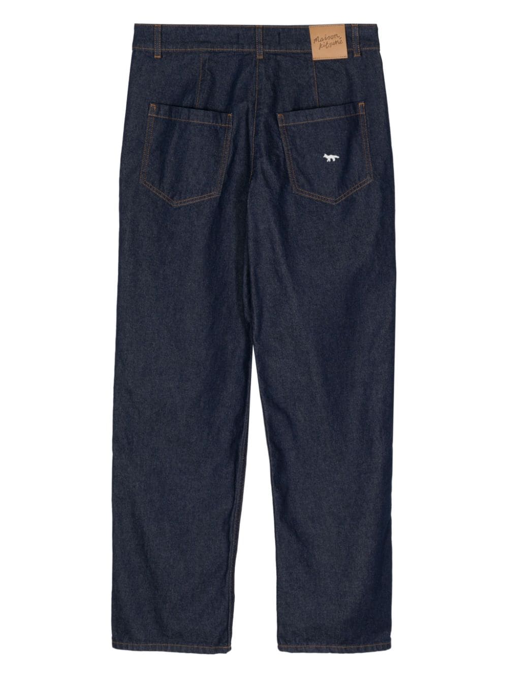 Maison Kitsuné Straight jeans - Blauw