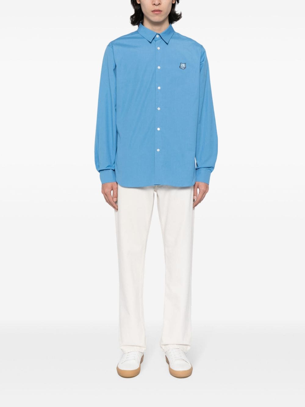 Image 2 of Maison Kitsuné Fox Head cotton shirt