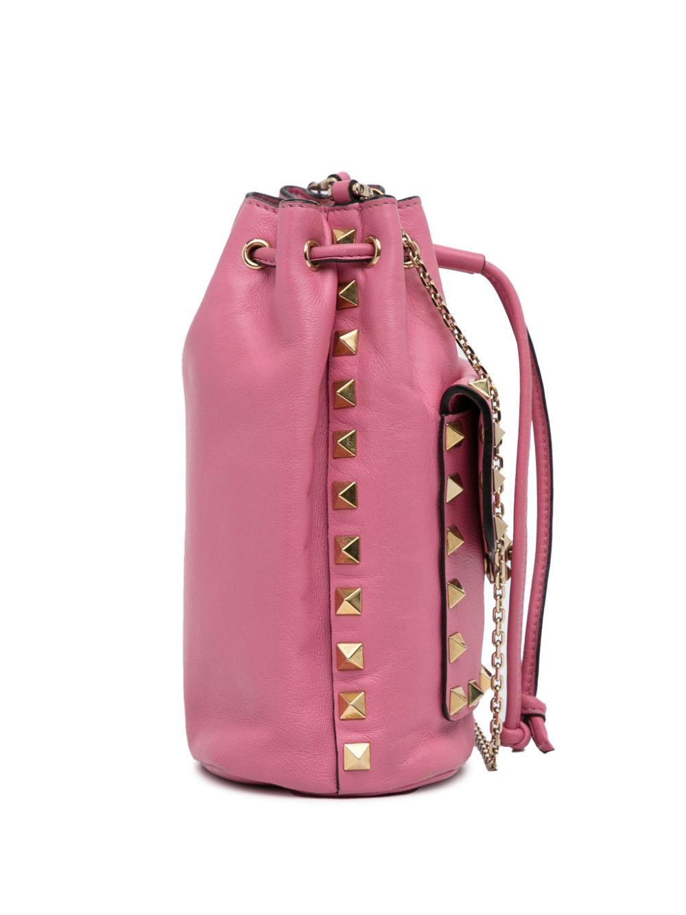 Valentino Garavani Pre-Owned 21th Century Pre-Owned Valentino Rockstud bucket bag - Roze