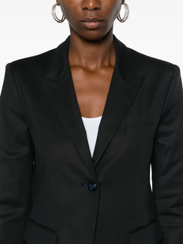 アウターその他 EMPORIO ARMANI Woman Blazer Blue EW001558TE10381 OB003 Emporio Armani single-breasted Blazer | Blue | FARFETCH