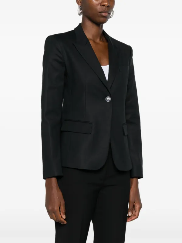 アウターその他 EMPORIO ARMANI Woman Blazer Blue EW001558TE10381 OB003 Emporio Armani single-breasted Blazer | Blue | FARFETCH