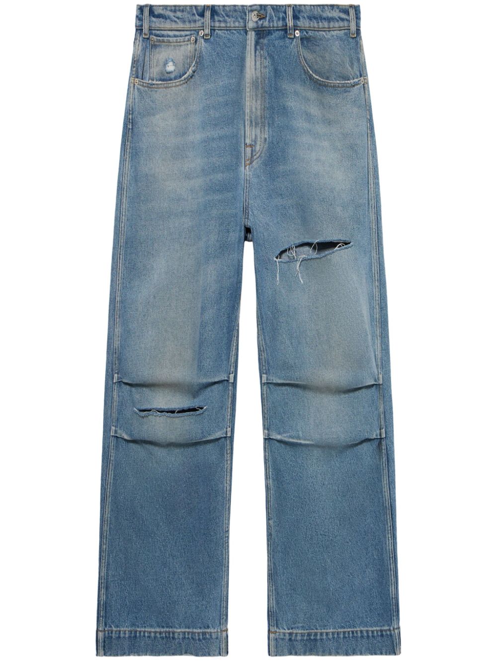 1989 STUDIO ripped wide-leg jeans - Blue