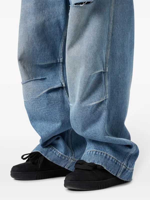 1989 STUDIO Ripped wide-leg Jeans | Blue | FARFETCH