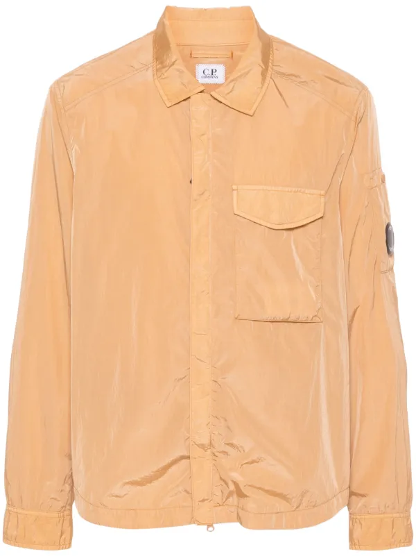 C.P. Company Chrome R Lens detail Shirt Jacket Orange FARFETCH ZA