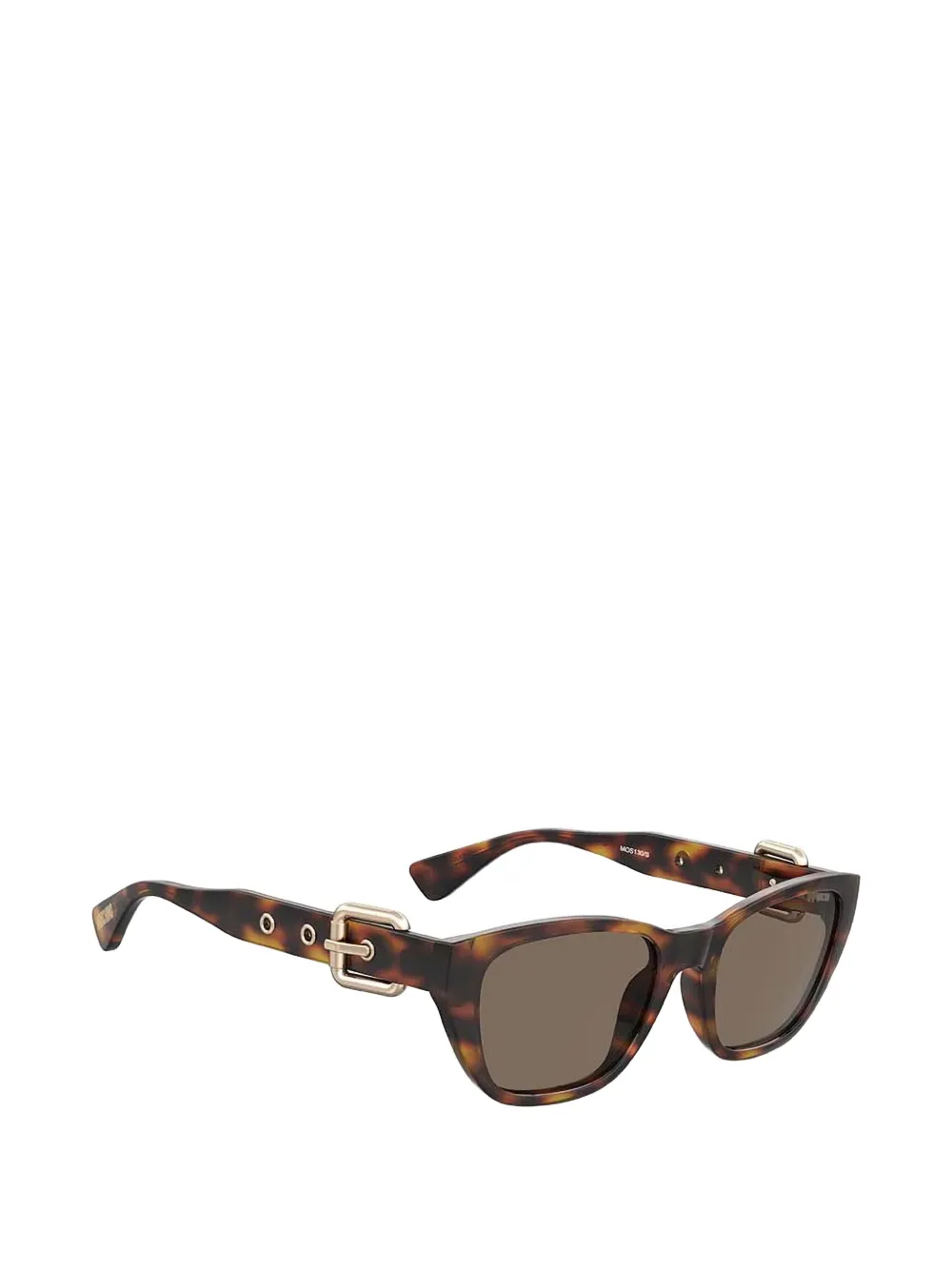  Moschino Eyewear Buckle Sunglasses - Brown 