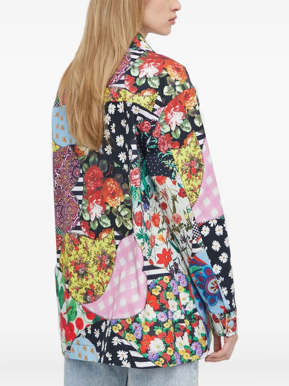 MOSCHINO JEANS Jack met patchwork Blauw