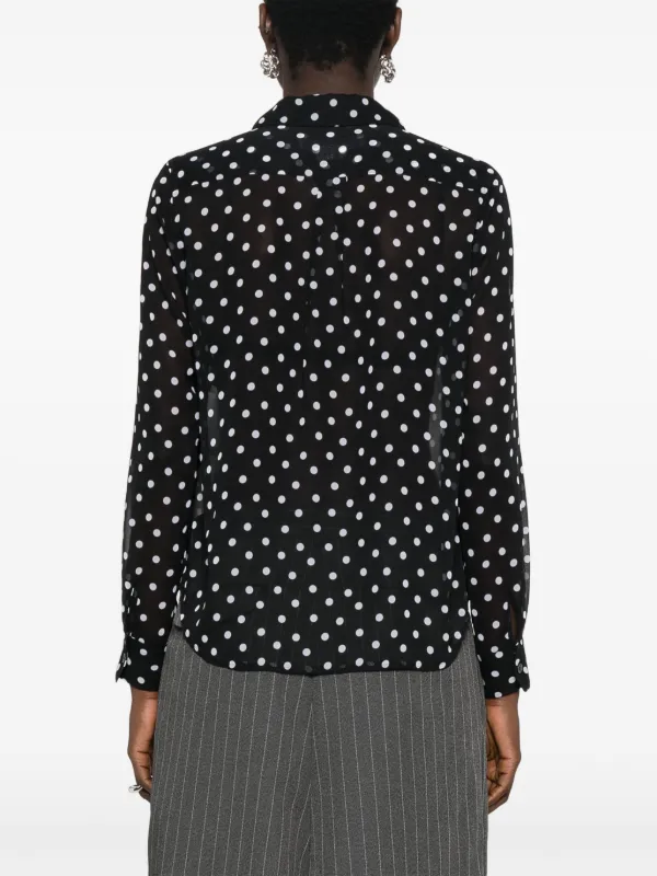 Comme Des Garcons Comme Des Garcons polka dot long sleeve Shirt Farfetch