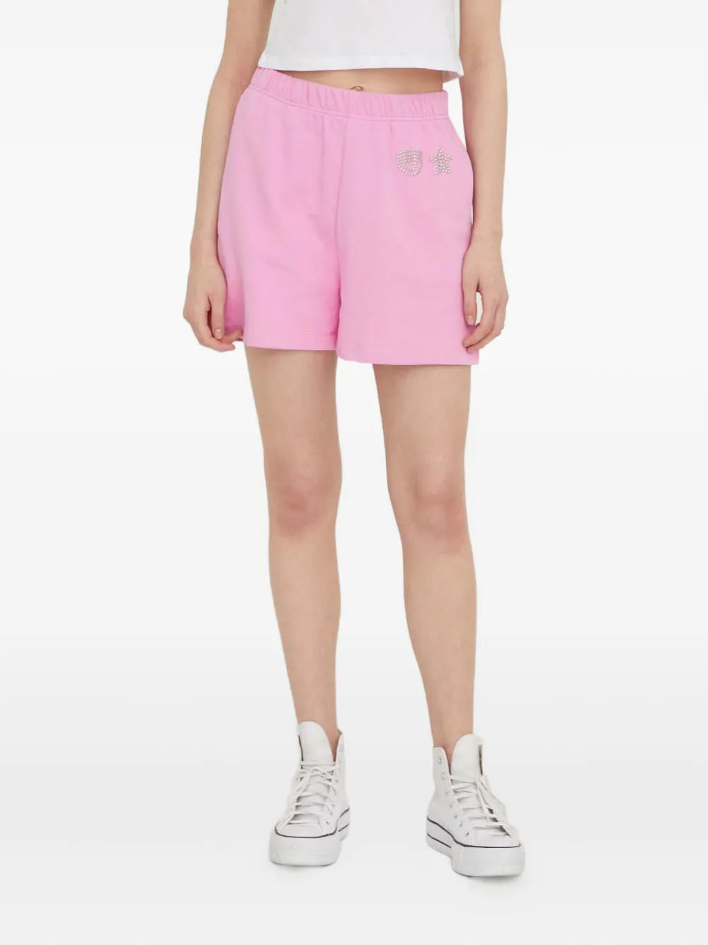 Chiara Ferragni Eye Star-detail shorts | Pink | Image 1