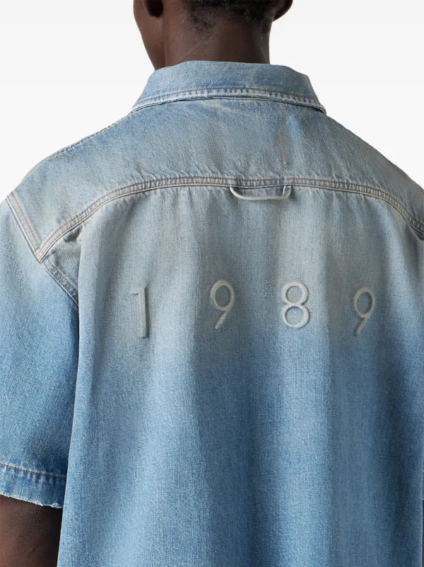 1989 STUDIO ショートスリーブ デニムシャツ | ブルー | FARFETCH JP