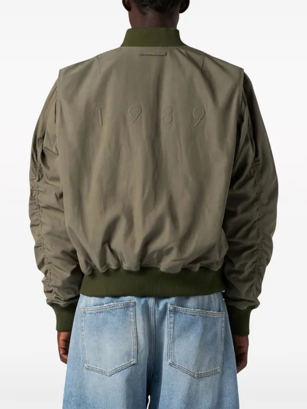 ☆【Project G/R】☆Unbalanced Reworked Bomber Jacket Khaki