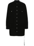 Rick Owens DRKSHDW long-sleeve cotton shirt - Black