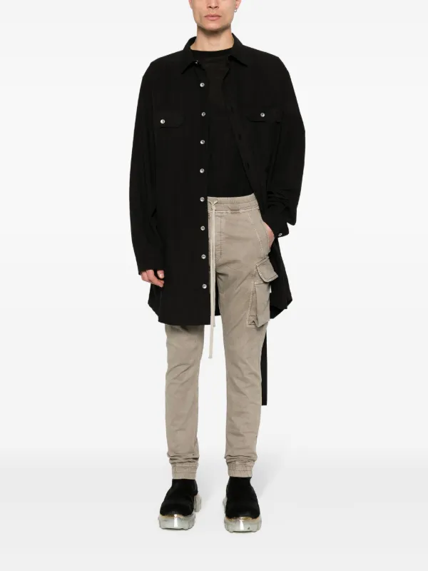 Rick Owens DRKSHDW ロングスリーブ シャツ | ブラック | FARFETCH JP