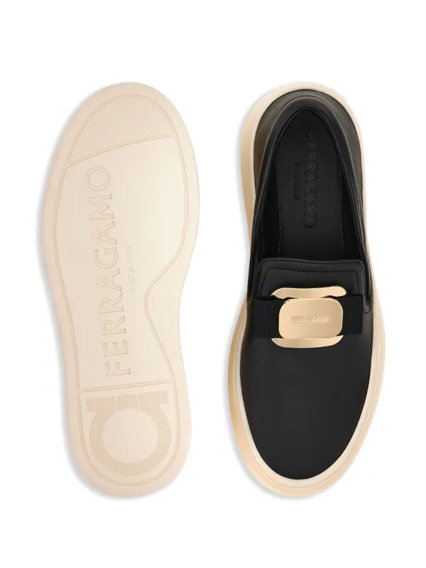 4/20のみのお値下げ　　　　　　Ferragamo　Vara FERRAGAMO Vara Mesh 25MM Leather Pumps | Saks Fifth Avenue
