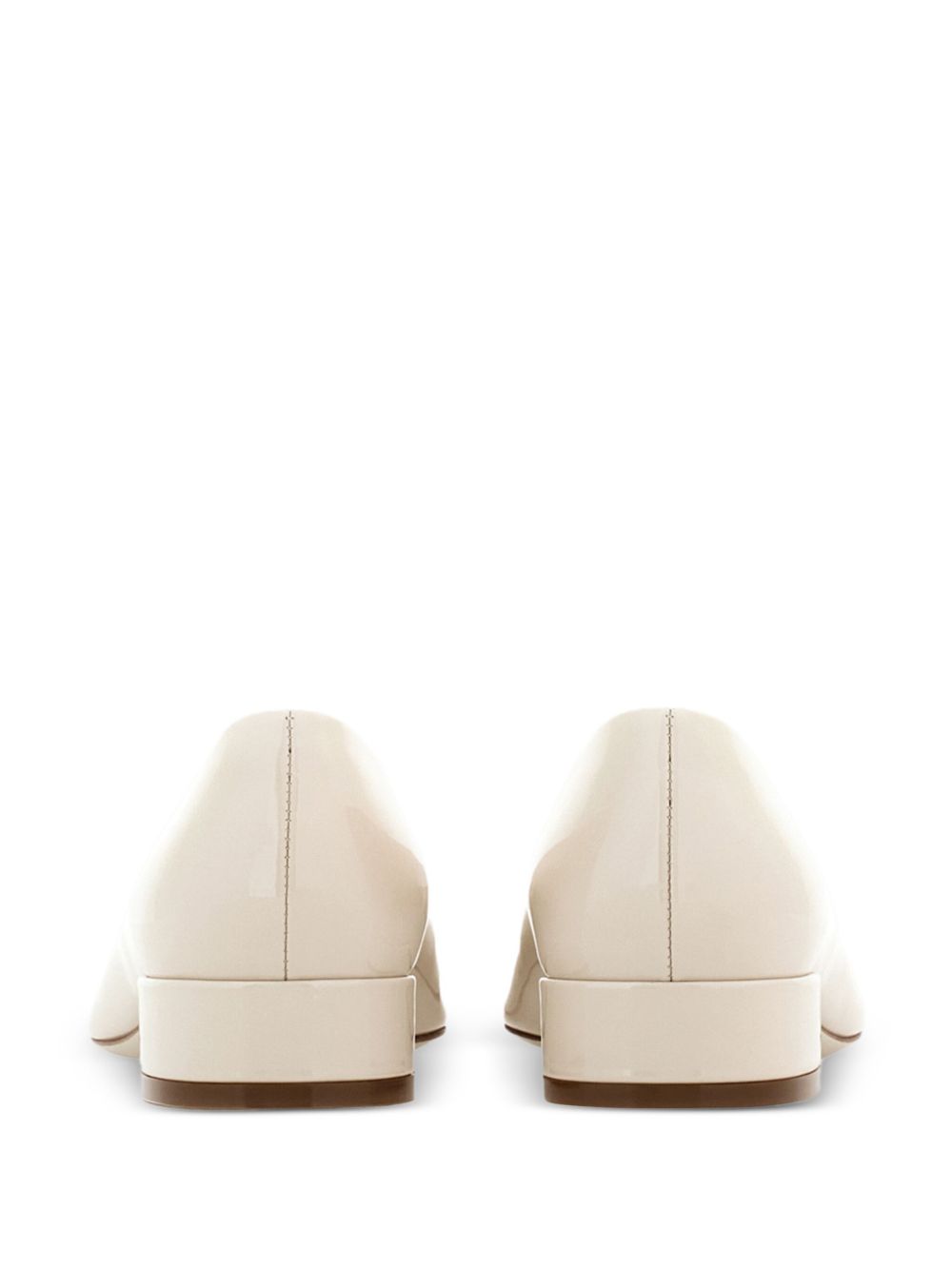 Ferragamo New Vara plate pumps Neutrals