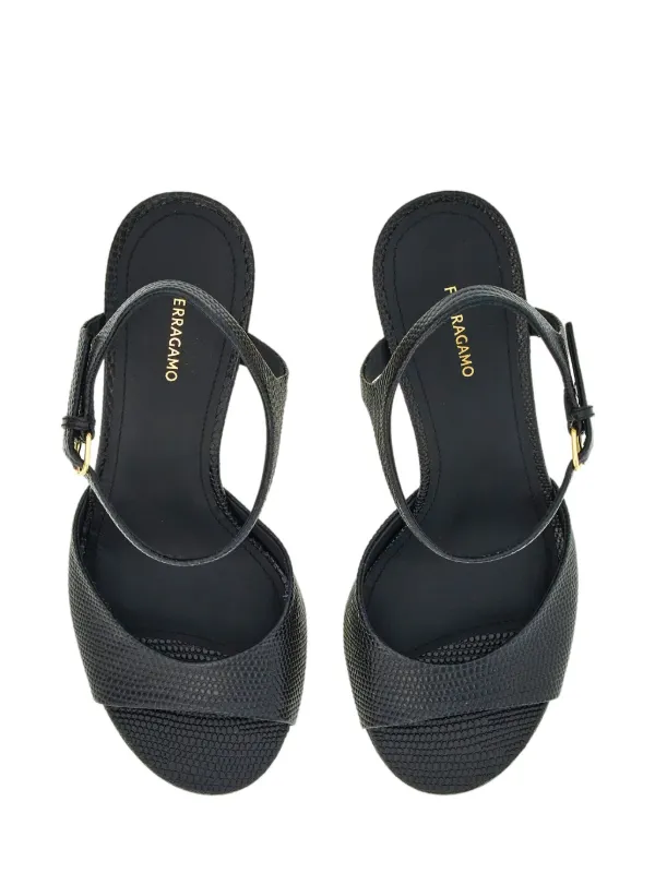 Ferragamo Sandali Cage 85mm Nero FARFETCH IT