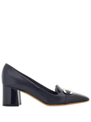 Ferragamo スクエアトゥ パンプス | ブラック | FARFETCH JP