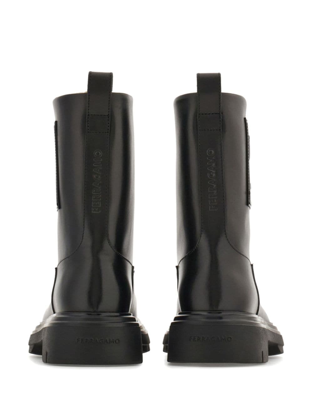 Shop Ferragamo Hug Boots In Black