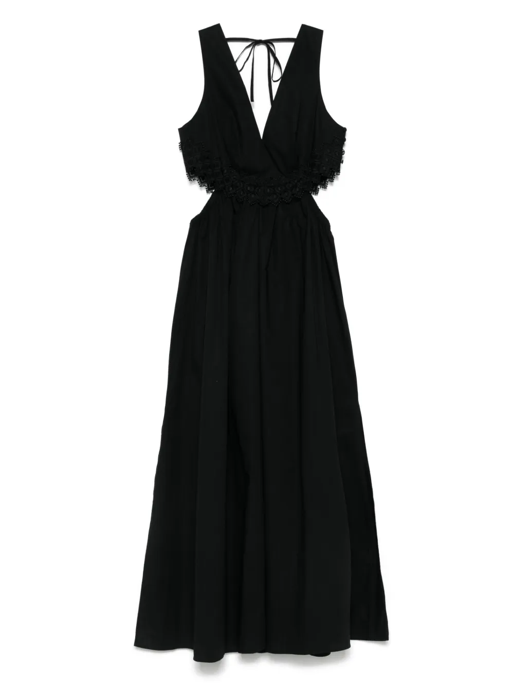 TWINSET vestido con aberturas | negro | Image 1