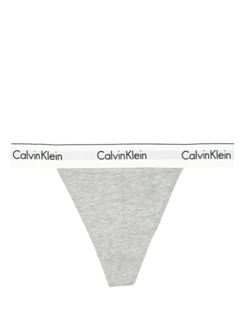 Calvin Klein logo-waistband string thong 