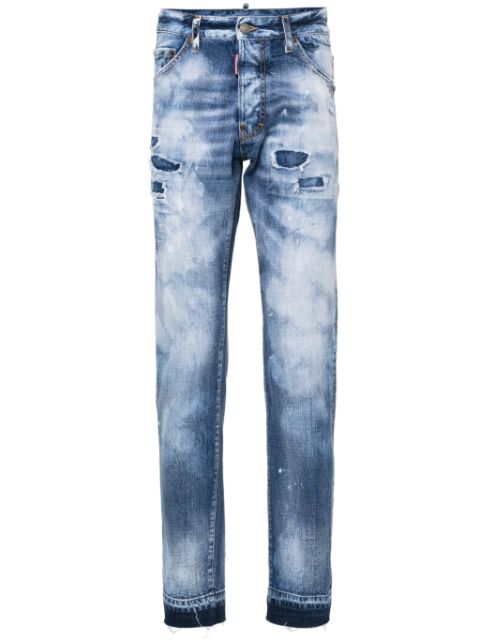 DSQUARED2 Light Everglades patch-detail jeans Men