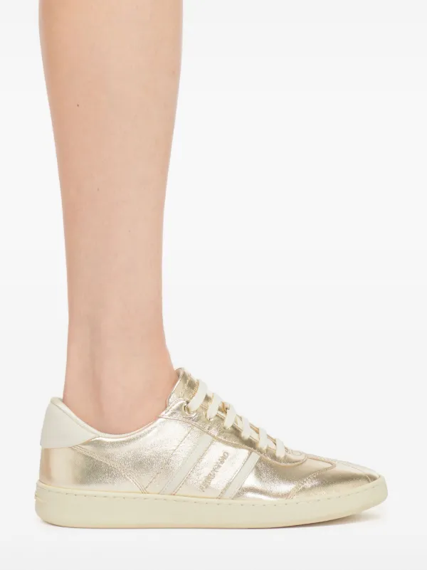 【関税込み】Ferragamo ローカットスニーカー Ferragamo Signature ローカット スニーカー | ゴールドトーン
