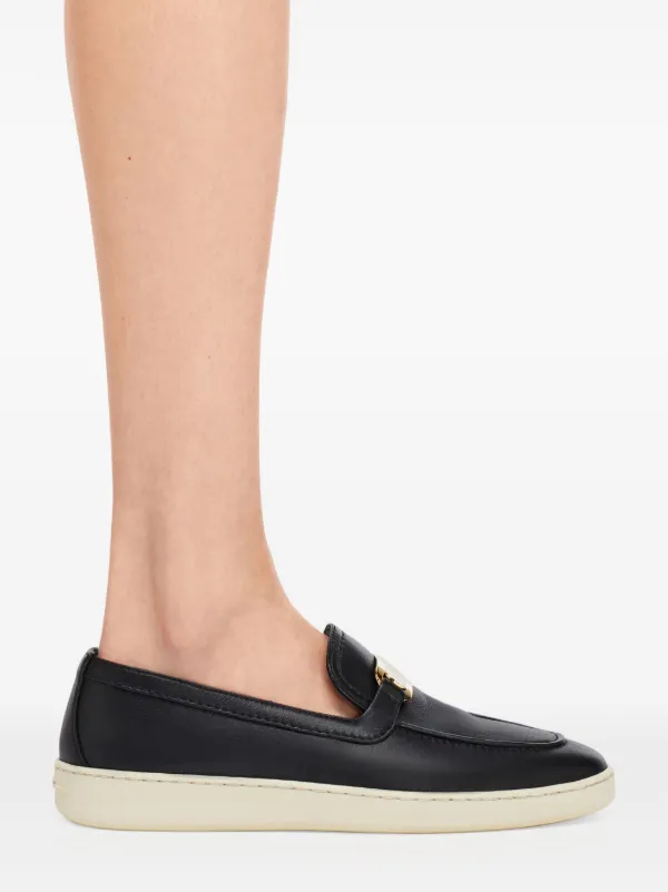 Ferragamo New Vara Buckle Loafers | Black | FARFETCH