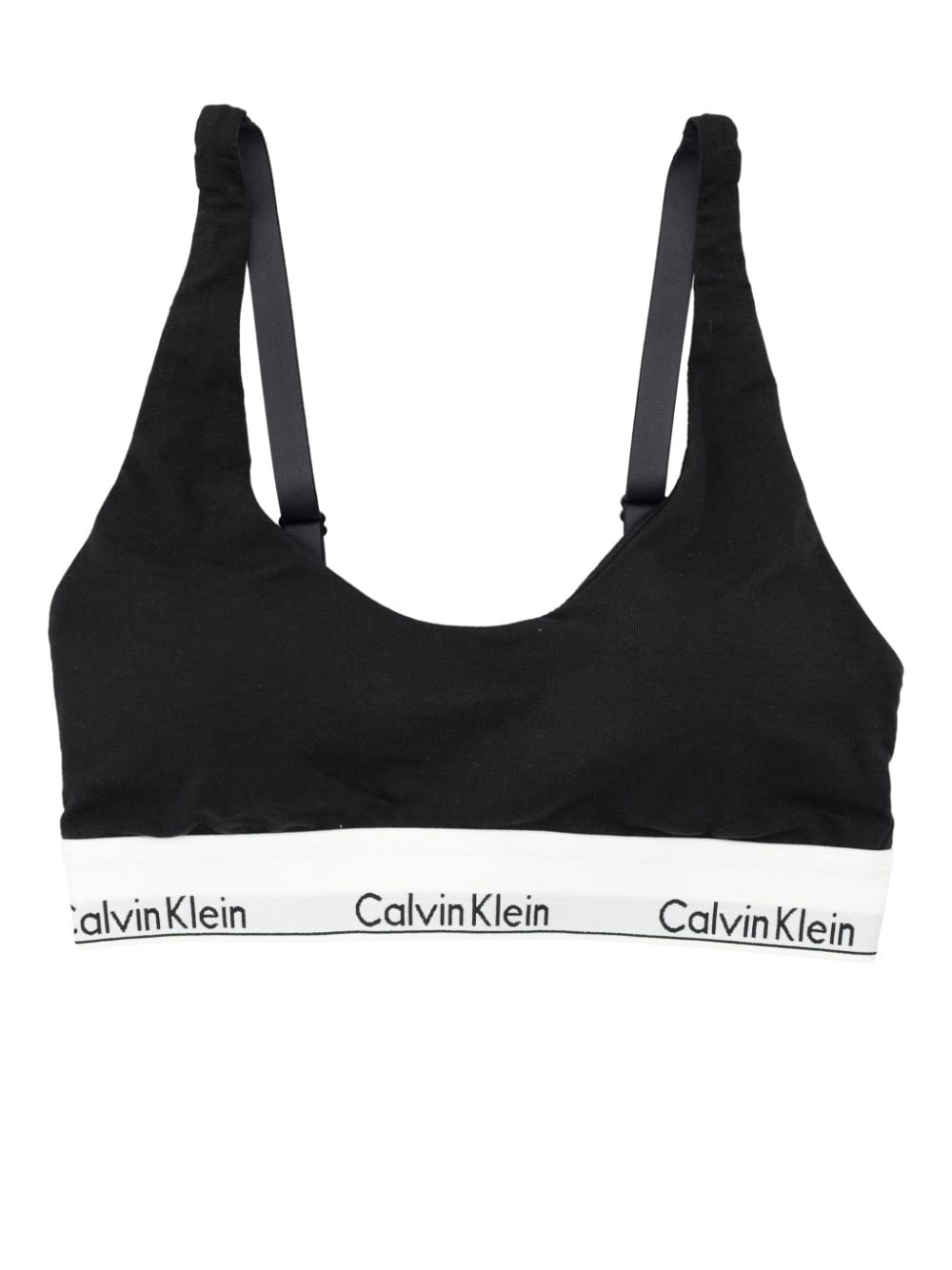 Shop Calvin Klein Lightly Lined Bralette In Black