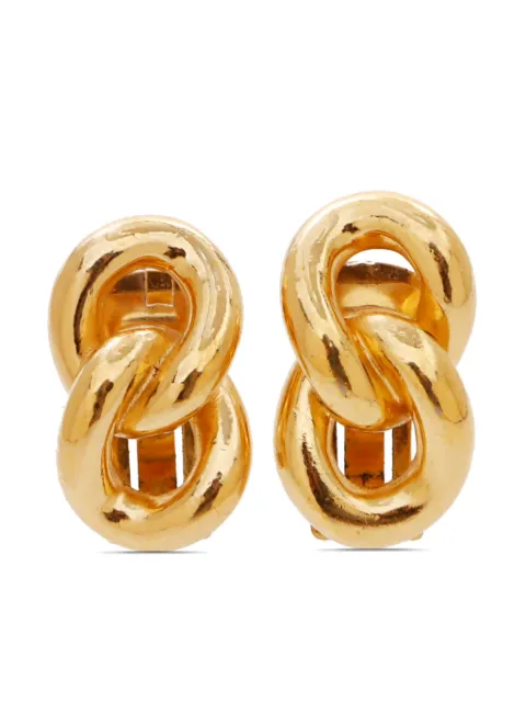 Christian Dior Pre-Owned aretes de cadena