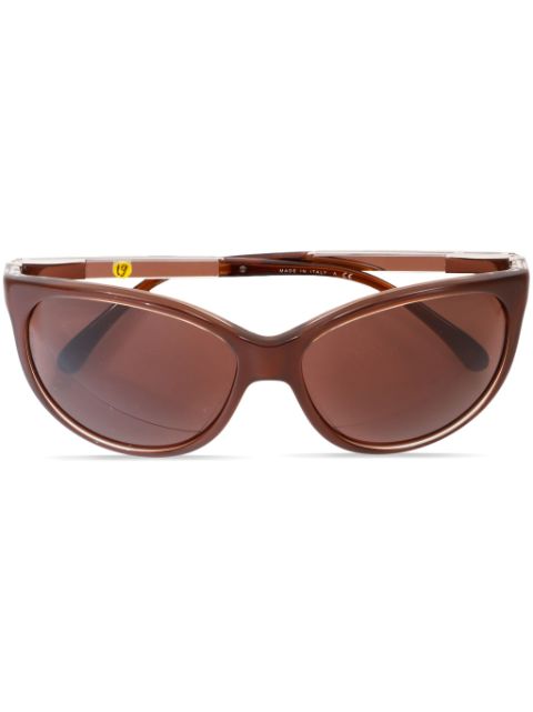 HOT SALE CHANEL 2010s cat-eye sunglasses Women