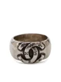 CHANEL Pre-Owned 2000 CC silver-plated ring